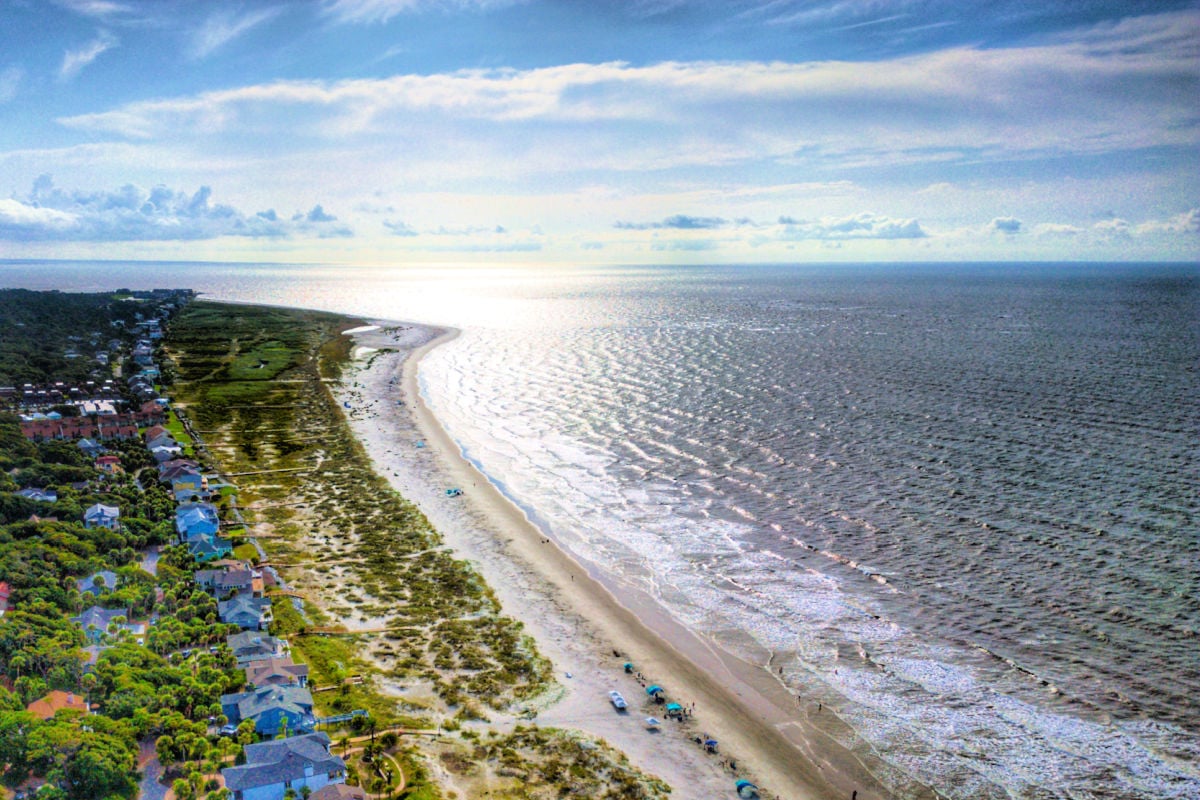 Aerial view of Fripp Island, South Carolina. Drone shot by Managing Editor Tyler Fox