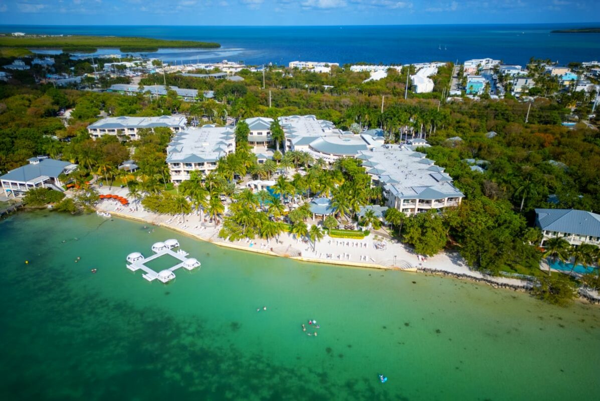 Aerial view of Playa Largo Resort in Key Largo